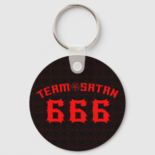 Team Satan 666 Schlüsselanhänger