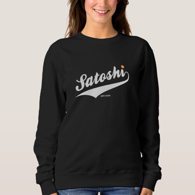 Team Satoshi Bitcoin Founder Sweatshirt (Vorderseite)