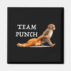 Team schlägt Baby-Affen Team schlägt Baby-Affen Magnet