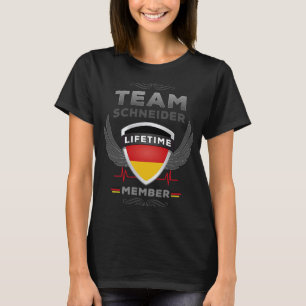 Team Schneider Lifetime Mitglied oder deutsches Ku T-Shirt