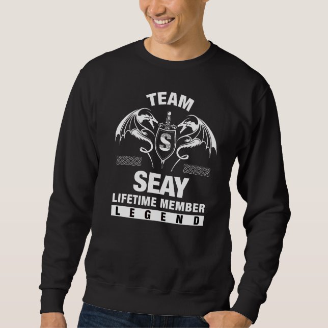 Team Seay Lifetime-Mitglied Sweatshirt (Vorderseite)