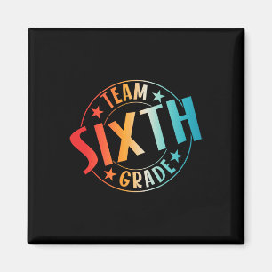 Team Sechstklässler Lehrer Schüler Ck Zur Schule 6 Magnet