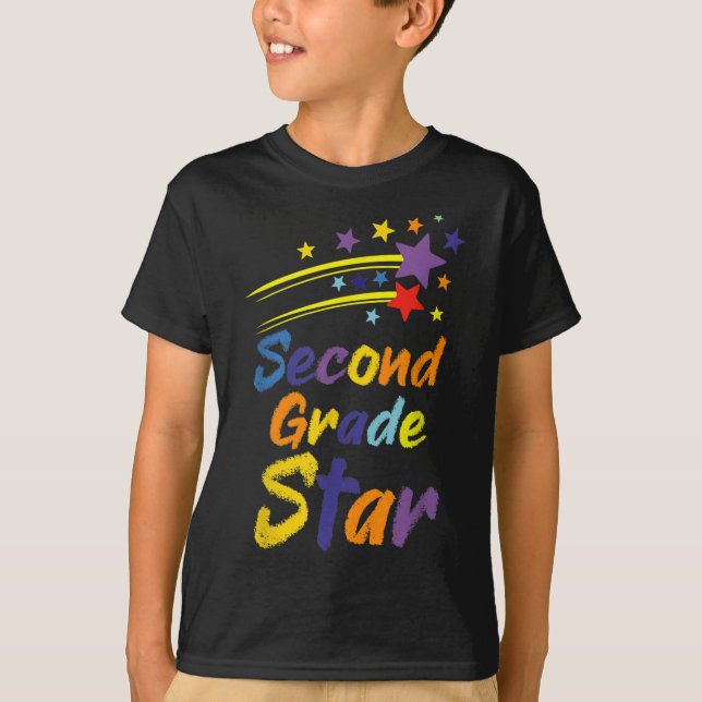 Team Second 2nd Grade Back To School Student Teach T-Shirt (Vorderseite)