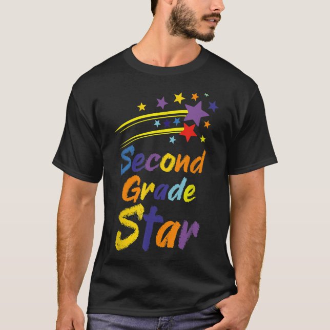 Team Second 2nd Grade Back To School Student Teach T-Shirt (Vorderseite)
