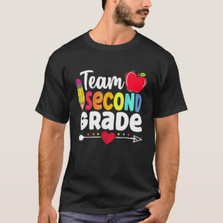 Team Second Grade Hello 2nd Grade Back To School T T-Shirt
