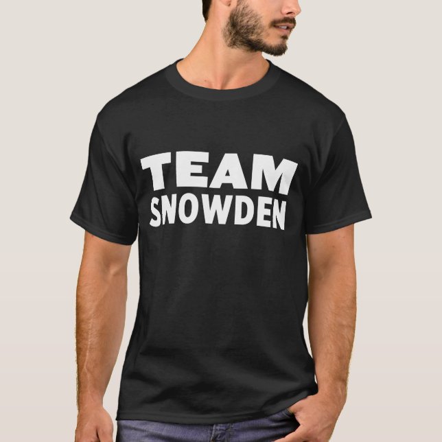 Team Snowden T-Shirt (Vorderseite)