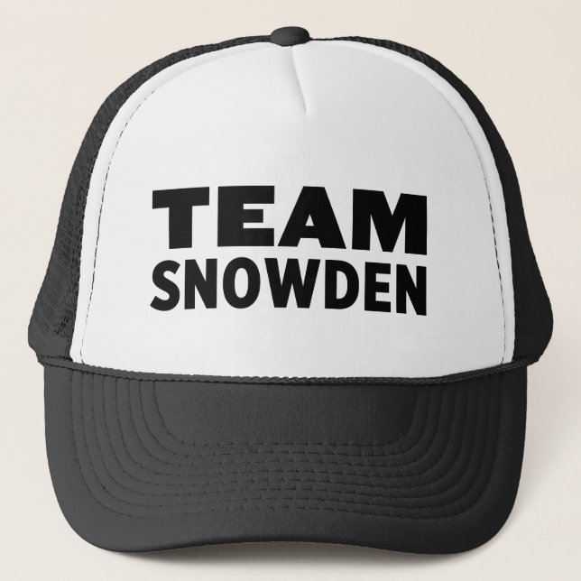 Team Snowden Truckerkappe (Vorderseite)