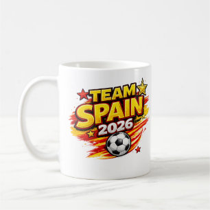 TEAM SPANIEN 2026 Tasse Patriotisches Spanien Fu