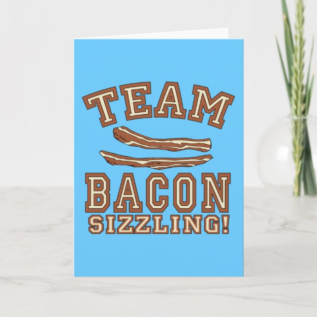 TEAM-SPECK SIZZLING T-Shirts, Tassen, Geschenke Karte (Vorderseite)