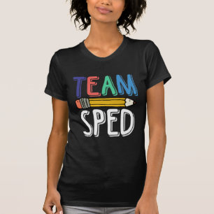 Team Sped Crew Special Bildung Lehrerschule T-Shirt