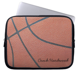 Team Spirit_Basketball Texture_Autograph Art Laptopschutzhülle