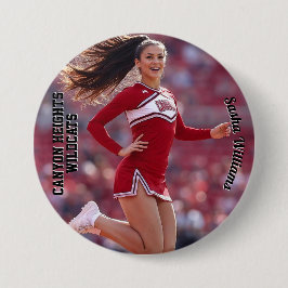 Team Spirit Foto Button Button - Dunkler Text