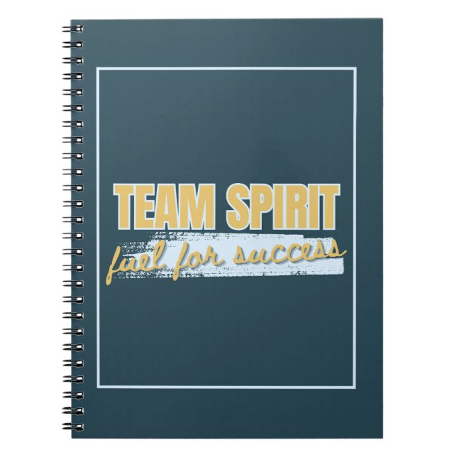 Team Spirit Inspiration Company Business-Geschenk Notizblock (Vorderseite)