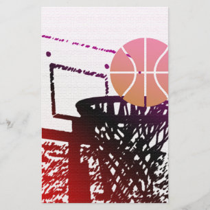Team Sport Ball Basketball Netz Trainer Spiel Briefpapier