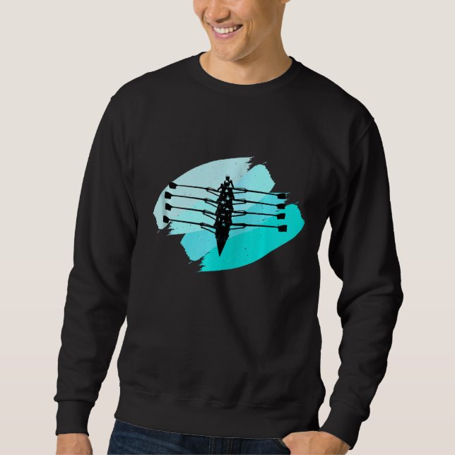 Team Sport Rowing für Rower Zip Sweatshirt (Vorderseite)