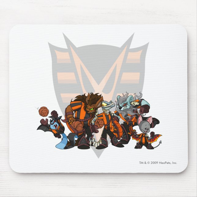 Team-Spuk Holz-Gruppe Mousepad (Vorne)