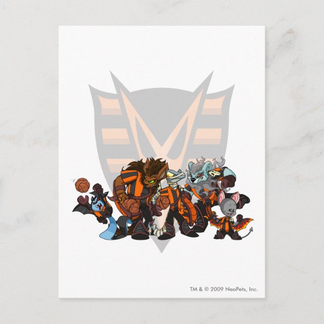 Team Spuk Woods Group Postkarte (Vorderseite)