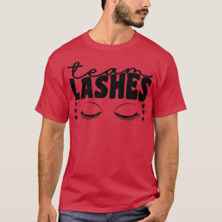 Team Staches Pink oder Blue Team Lashes T-Shirt