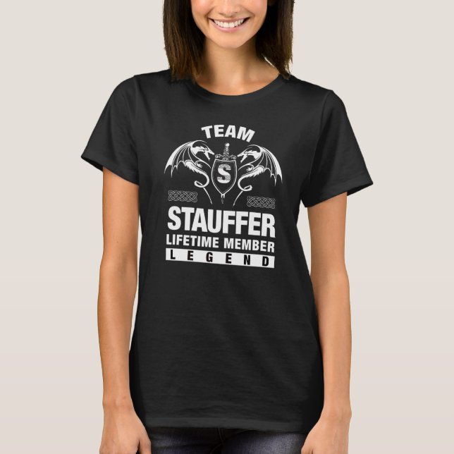 Team Stauffer Lifetime Mitglied T-Shirt (Vorderseite)