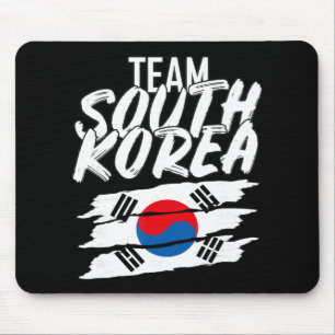 Team Südkorea Fußball Koreanischer Sport T-Shirt Mousepad