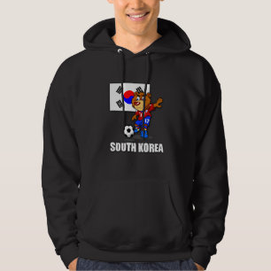 Team-Südkorea-FußballHoodie (Schwarzes) Hoodie