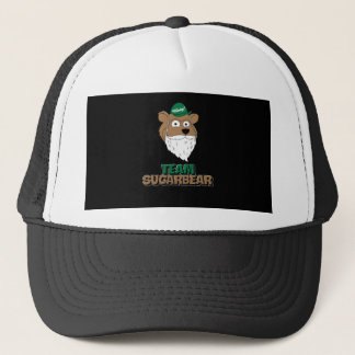 Team SugarBear Hut-Schwarzes Truckerkappe