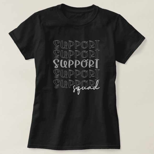 Team Support Squad Shirt für Hirntumorkrieger (Design vorne)