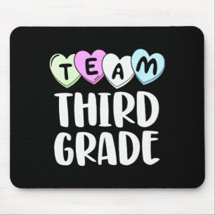 Team T-Shirt Dritte Klasse 3. Liebe Herzen Lehrer  Mousepad