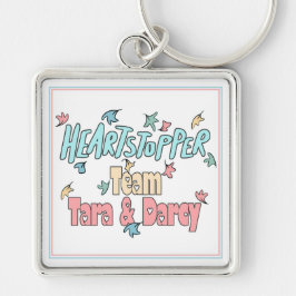 Team Tara und Darcy White Schlüsselanhänger