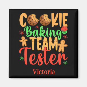 Team Tester Name für Cookie-Backen Feiertag Kleink Magnet