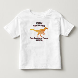 Team Theropod - Schnell. Feathery. Fierce Kleinkind T-shirt