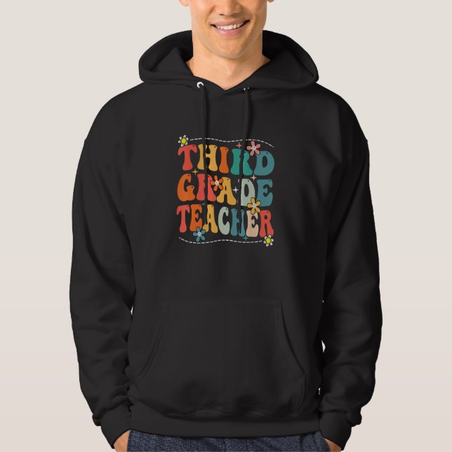 Team Third Grade 3rd Grade Teacher Back To School  Hoodie (Vorderseite)