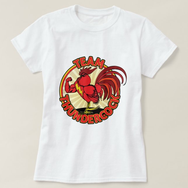 Team Thundercock T-Shirt (Design vorne)