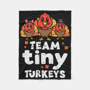 Team Tiny Trukeys Niedlich Erntedank Day Nicu Nurs Fleecedecke