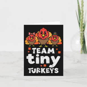 Team Tiny Trukeys Niedlich Erntedank Day Nicu Nurs Karte