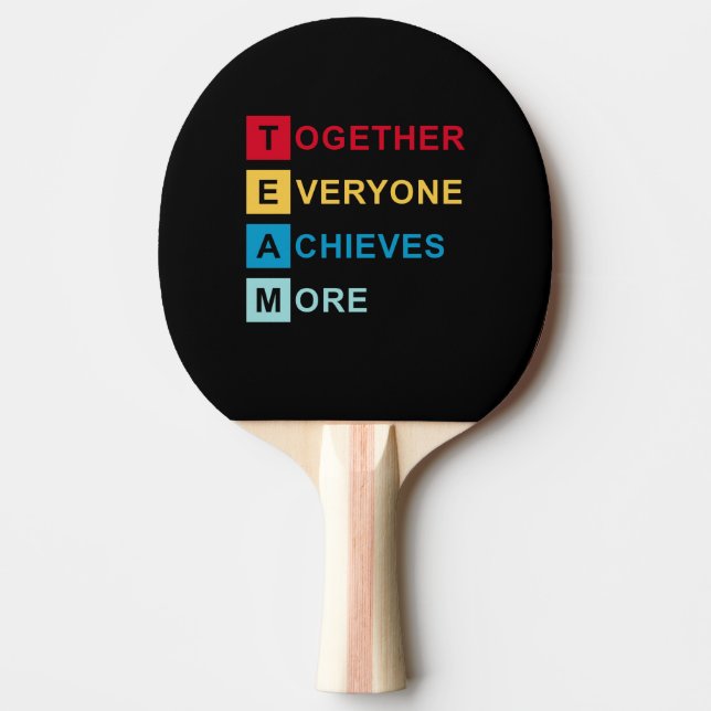 Team Tischtennis Schläger (Vorderseite)