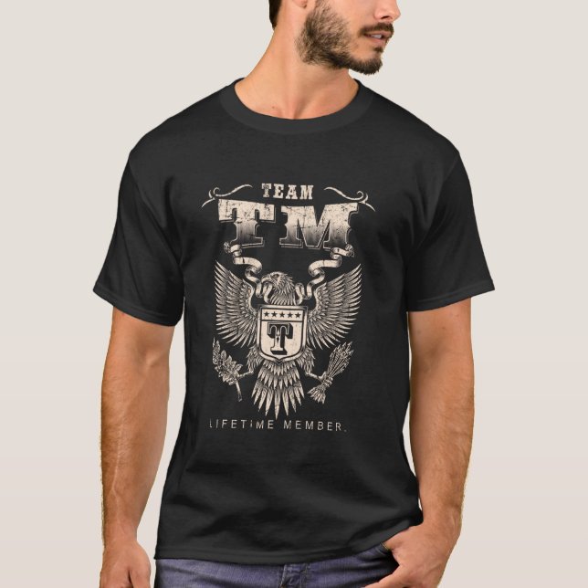 Team Tm Lifetime Member - Name T-Shirt (Vorderseite)