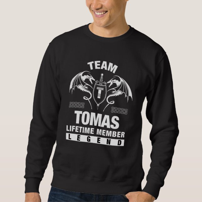 Team Tomas Lebenslanges Mitglied Sweatshirt (Vorderseite)