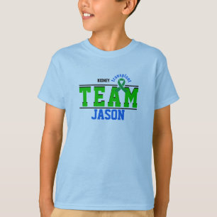 Team Transplant Sport Grünes Band anpassbar T-Shirt