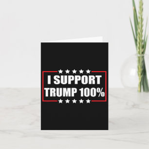 Team Trump Pro Trump Patriotic Ich unterstütze Tru Karte