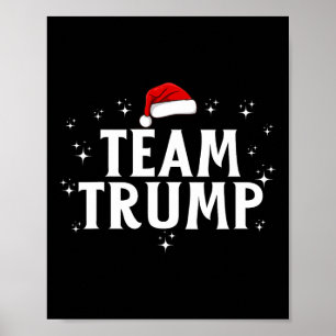 Team Trump Squad Funny Xmas Weihnachten Trump Poster