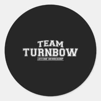 Team Turnbow _ Stolz Familienname Nachname Geschen Runder Aufkleber