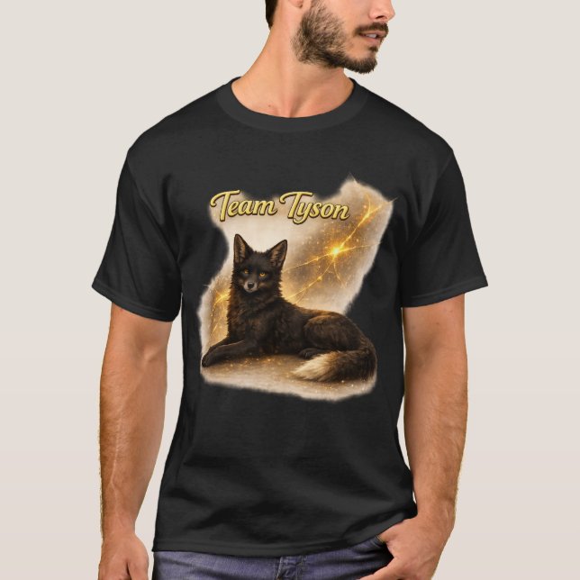 Team Tyson der Fuchs T-Shirt (Vorderseite)
