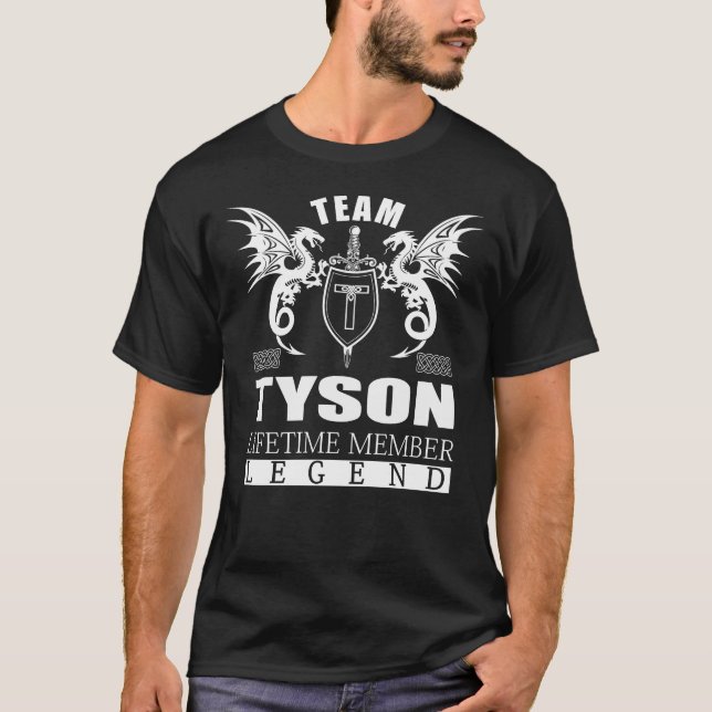 Team TYSON Lifetime Member Legende T-Shirt (Vorderseite)