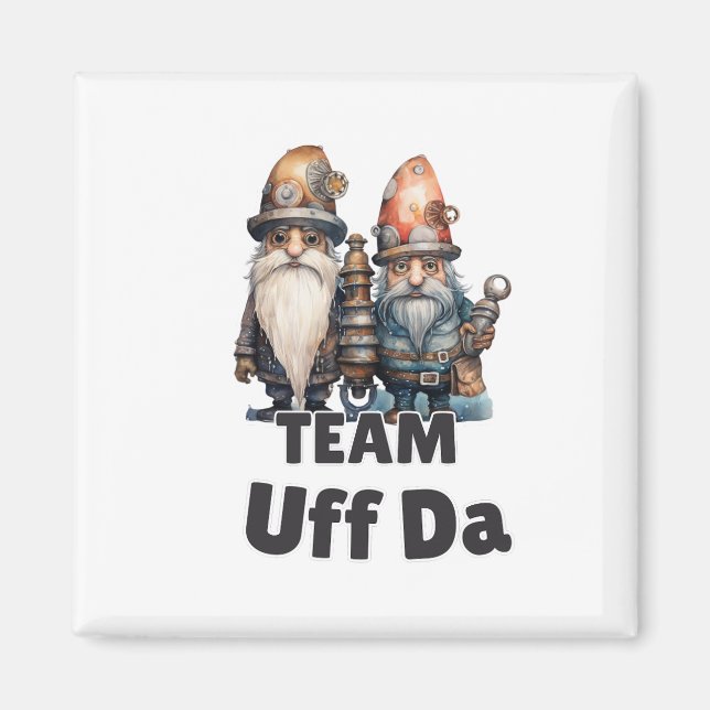 Team Uff Da Magnet (Vorne)