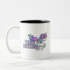Team UNICORN Zweifarbige Tasse