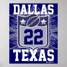 Team USA Sports Blue Silver Dallas Texas Football