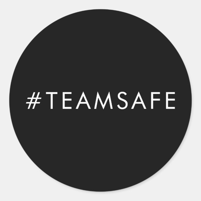 Team Vax Pro Vaccine Black Sticker Design (Vorderseite)