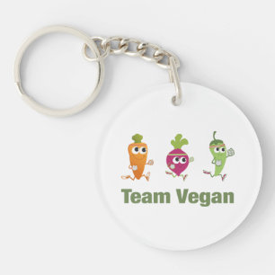 Team Vegan Schlüsselanhänger