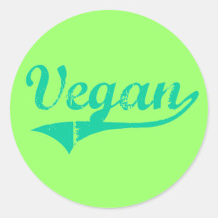 Team Vegan Stickers